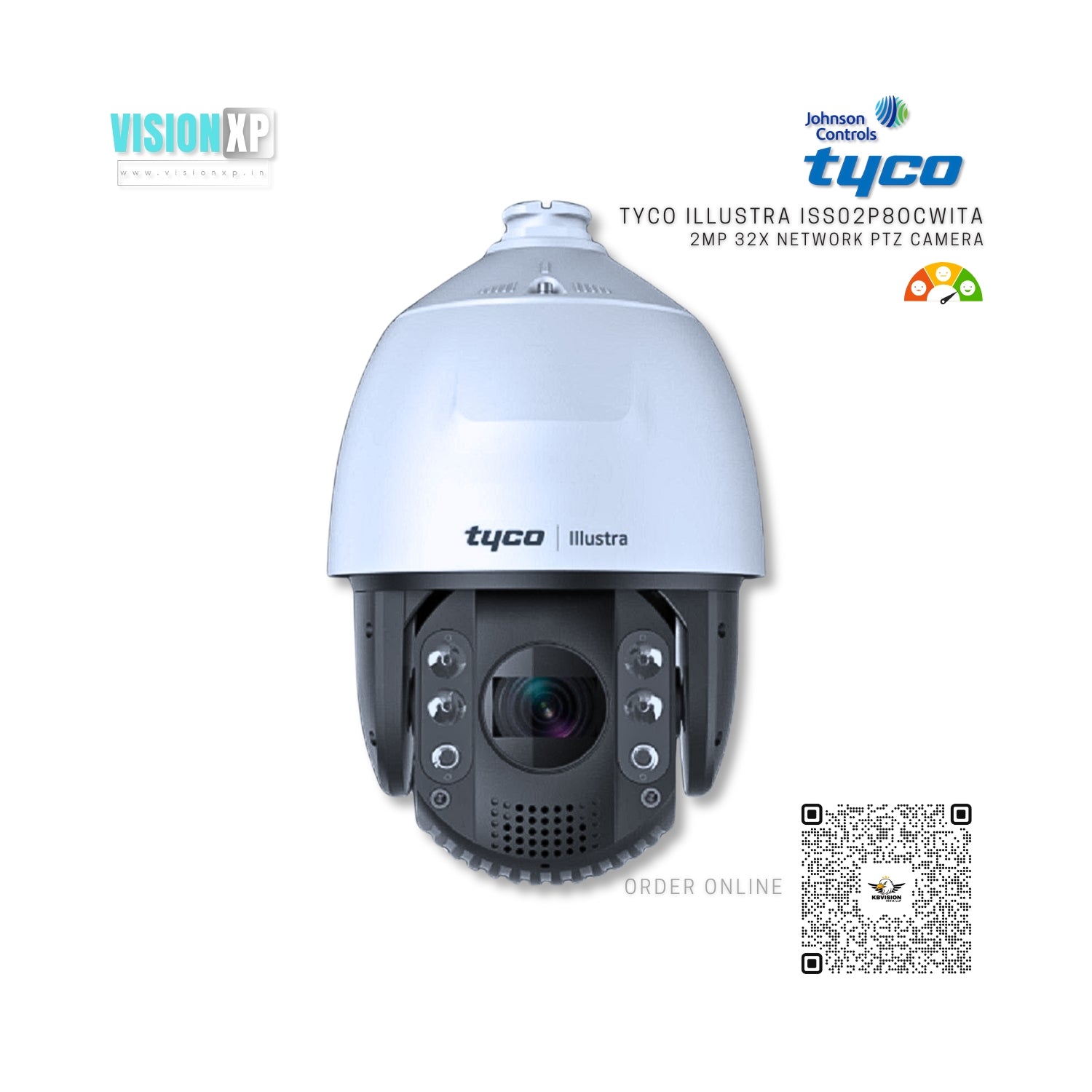 Tyco Illustra ISS02P8OCWITA Standard 2MP 32x IP PTZ Outdoor Camera Tyco Illustra ISS02P8OCWITA Standard 2MP 32x IP PTZ Outdoor Camera